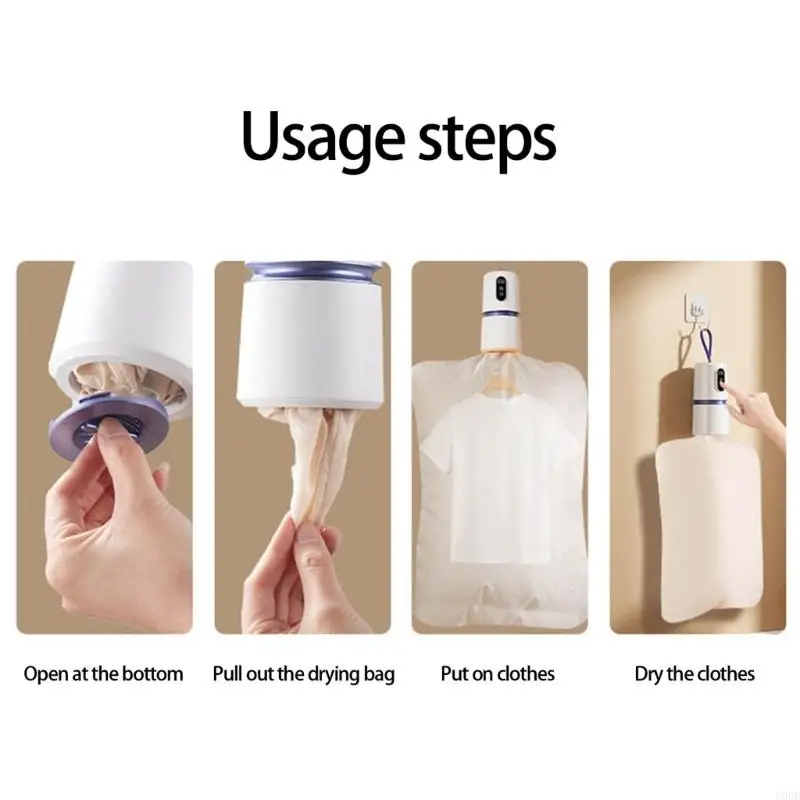   Portable Dryer Foldable Design Fast Drying Quiet Operation for Home Travel
