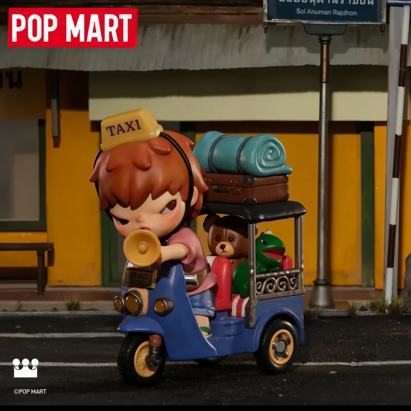 

Оригинальная серия фигурок POP MART Hirono Tuk Tuk: коллекционные дизайнерские куклы-игрушки в закрытой упаковке, лимитированная серия, подарок