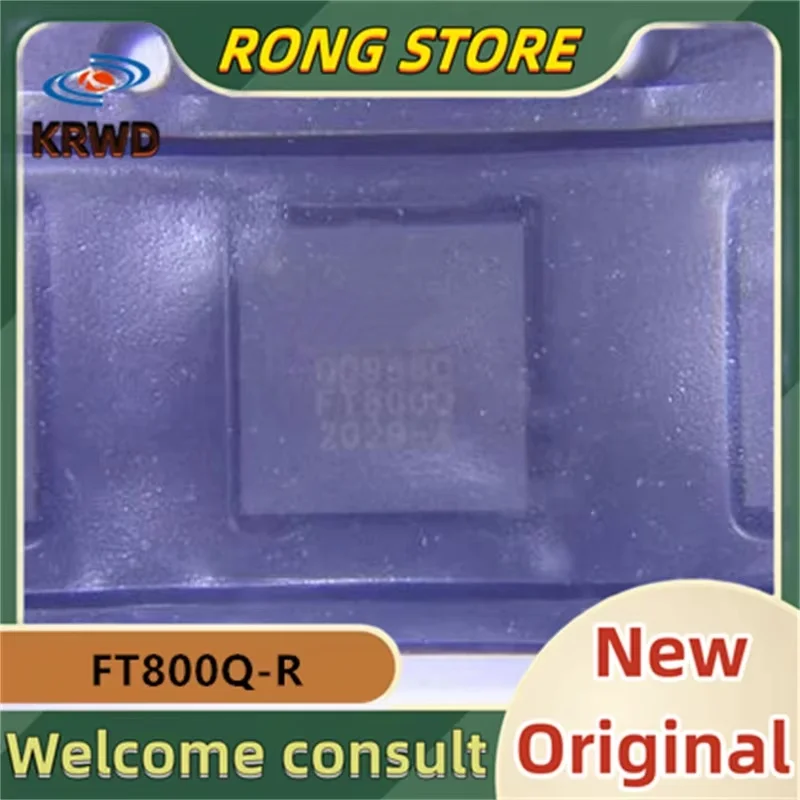 (2PCS) FT800Q-R  FT800Q FT800Q-T 800 BOO QFN48 New and Original Chip IC Video interface