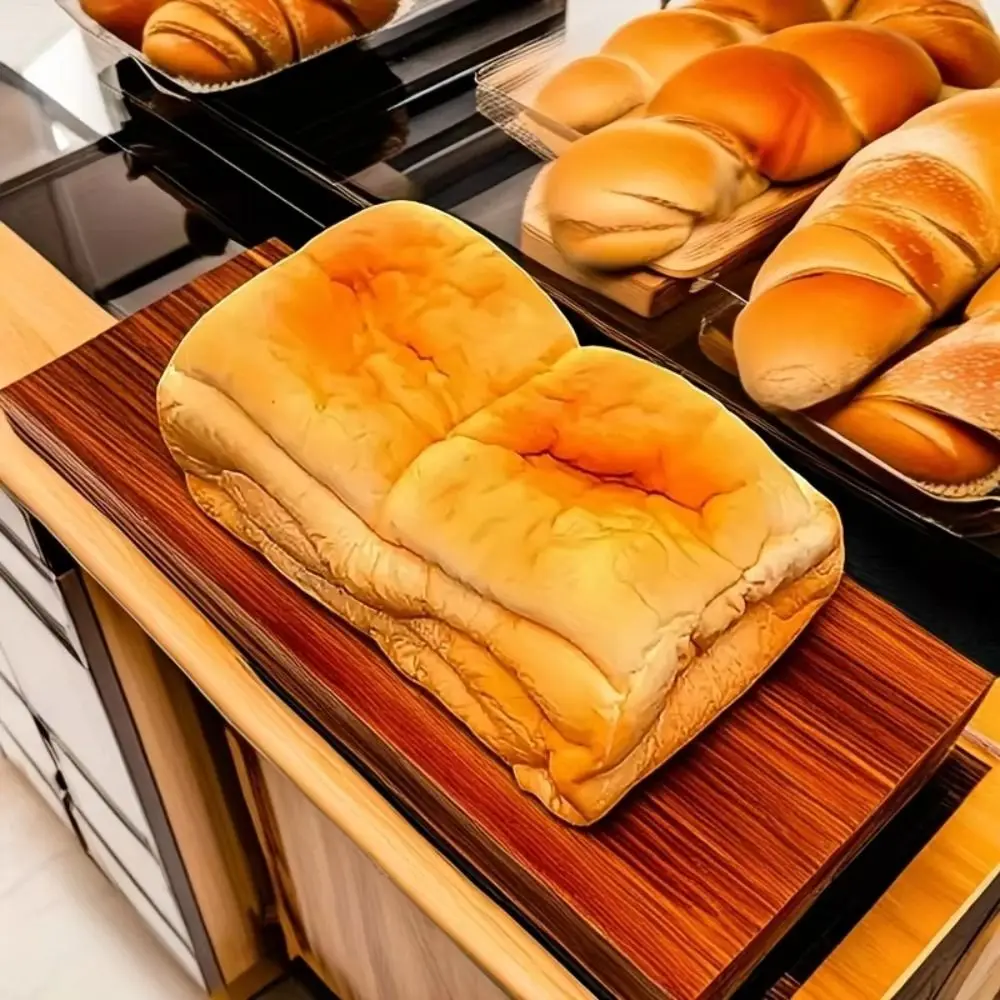 Simulated Rectangle Toast Squeeze Slow Rising Oversized Bread Squishy Prank Decoration Realistic Sensory Fidget Bread Tricky