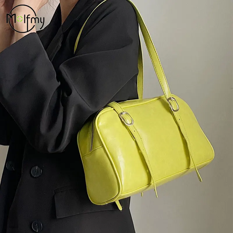 

Pu Leather Female Chest Bag Underarm Bags Large Handbags Purse Vintage Women Business Shoulder Handbag Ladies Commute Tote Bag