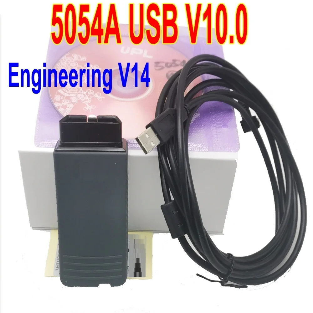 Top 5054A V11.0 NO Bluetooth Better than 6154 USB Type 5054 Full Chip Support Online Programming Car Diagnostic Tool