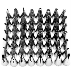 56pcs Cake Nozzle Cake Decorating Tip Set Cream Sprinkler Cake DIY Modeling Tool