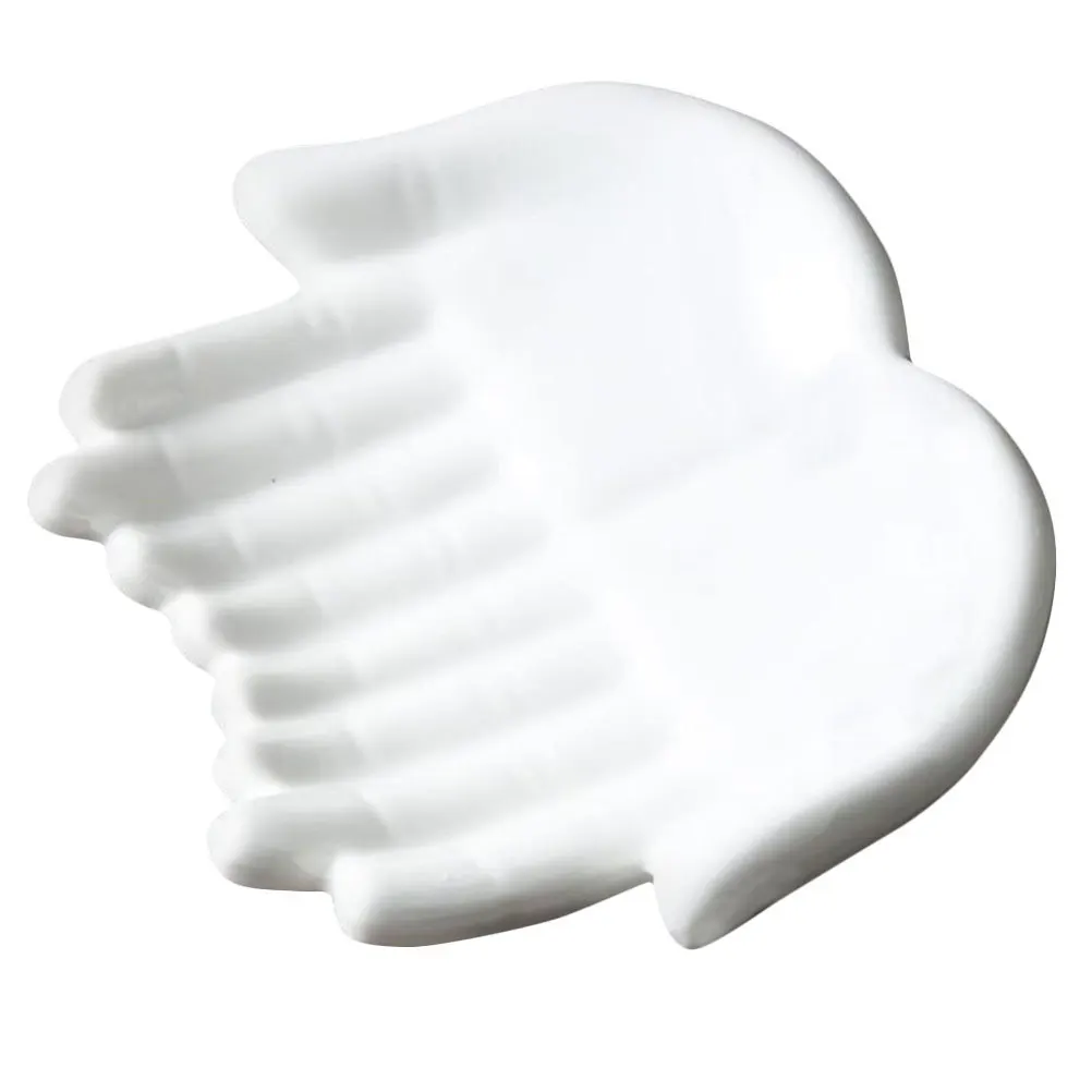 

Ceramic Plate Hand Shaped Sushi Plates Dish Decorative Small Japanese Container