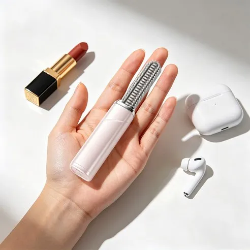 Portable Mini Straight Bangs Comb Hair Comb Wireless Charging Curling Iron Portable Styling Electric Comb Does Not Hurt Hair