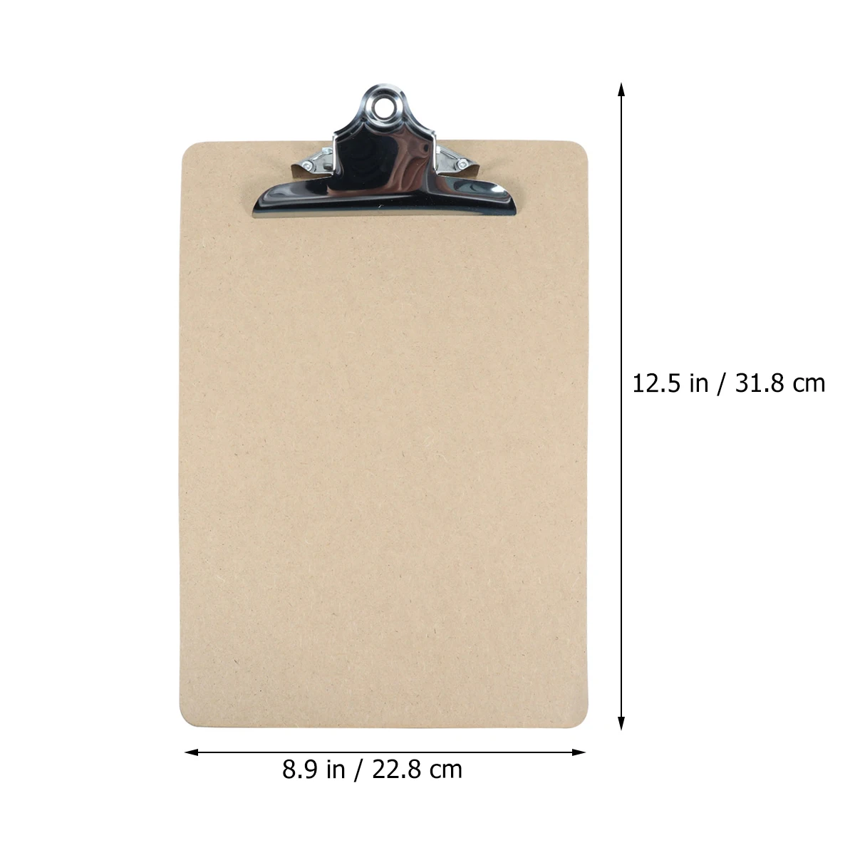 

Wooden Folder A4 Size 9X12.5 Inch Strong Metal Clip Scratch Resistant Hardboard For School Office Hospital Use A4 Clipboard