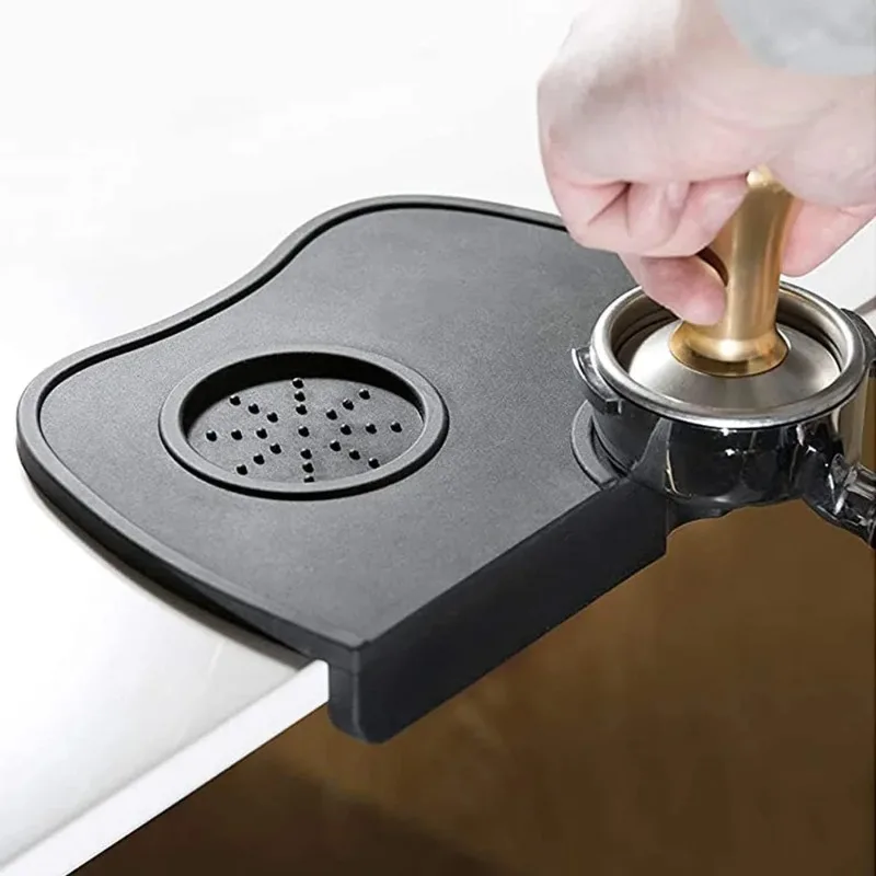 

Home coffee shop coffee press pad silicone coffee corner pad anti slip cloth powder dispenser powder holder