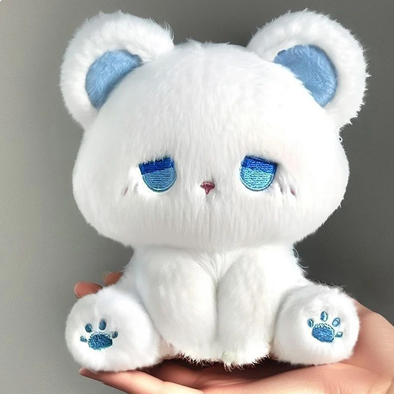 1PCS Soft Animal Plush Doll 16cm Cute Plush Cat Doll Sitting Pose Stuffed Animal Toy Cartoon Kitten Plushie Gift for Friends