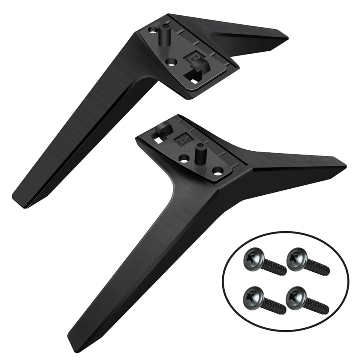 Pieds de support TV de remplacement avec vis, pieds de support TV pour TV 49 ", 50", 55 ", 50UM7300AUE, 50UK6300BUB, 50UK6500AUA