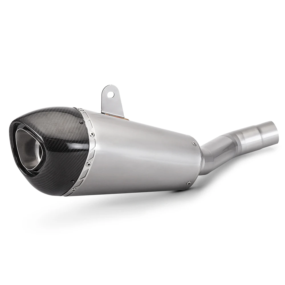 

Motorcycle Exhaust Muffler Racing Performance Exhaust Line Original Location Yoshimu R55 Slip on For Triumph765 Triumph 765
