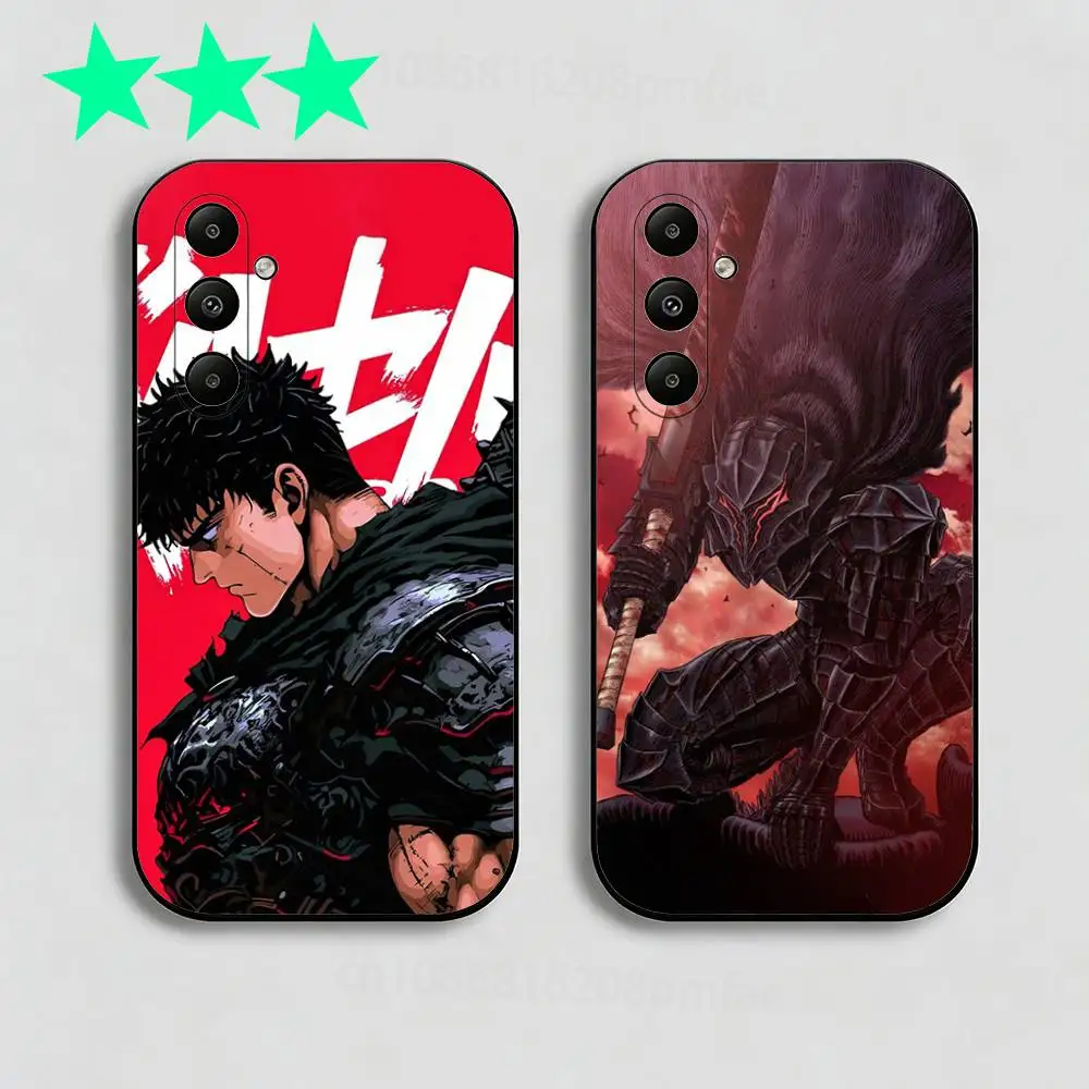 Funda de teléfono con diseño de anime japonés B-Berserk para Samsung GalaxyA20,21,,40,41,51,71, carcasa protectora Ultra