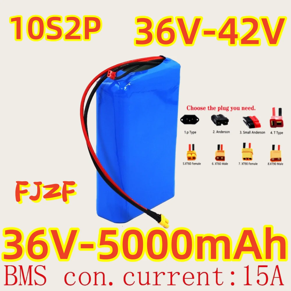 10S2P FJZF 5Ah 5000 мАч 36 В аккумулятор для электрического скутера литиевый электрический скутер 500 Вт аккумулятор для электрического скутера 36 В 10s2p аккумулятор
