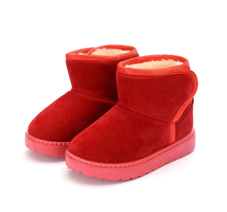 Neue Winterstiefel für Jungen und Mädchen mit Gummisohle, rutschfeste, weiche Sohle, warme, kurze Stiefel, Baumwollschuhe für Babys und Kinder, geeignet für den Außenbereich und den Alltag. – Detail 9