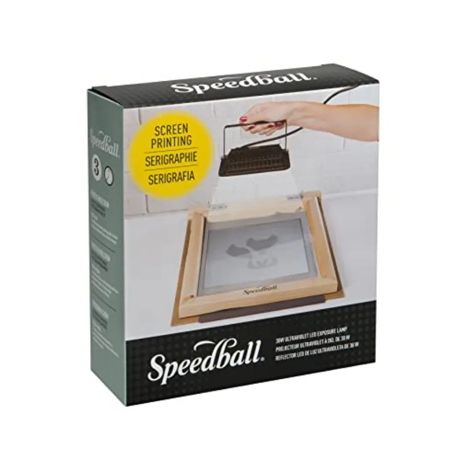 Speedball 30W LED UV Exposure Lamp - Professional Screen Printing Light with 180° Swivel Mount - 395-400nm UV-A for Photo Emuls view 2