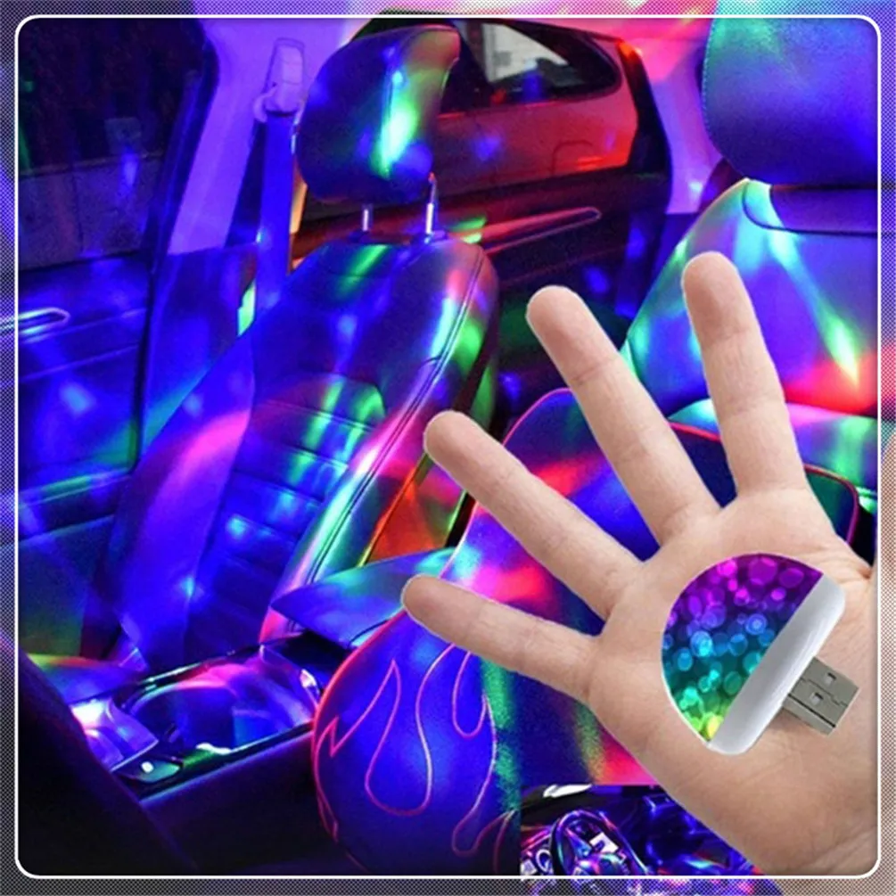 car Light Neon Colorful Lamps Portable Accessories for MAN BYD Mini Maruti Suzuki Jaguar Fiat Polaris