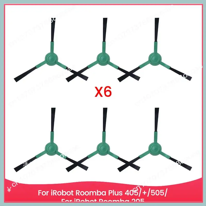 مجموعة ملحقات A26P لـ Irobot Roomba Plus 405 Combo Robot +/505 Combo Robot +/Irobot Roomba 205 Combo فرش جانبية