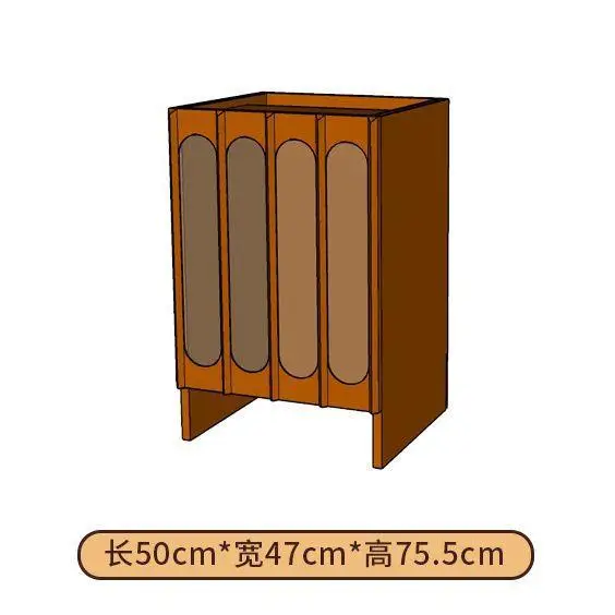 Sweeper Robot Storage Cabinet Narwal Keworth Stone significant other Storage Cabinet Vintage Solid Wood Living Room Sofa Side Ca