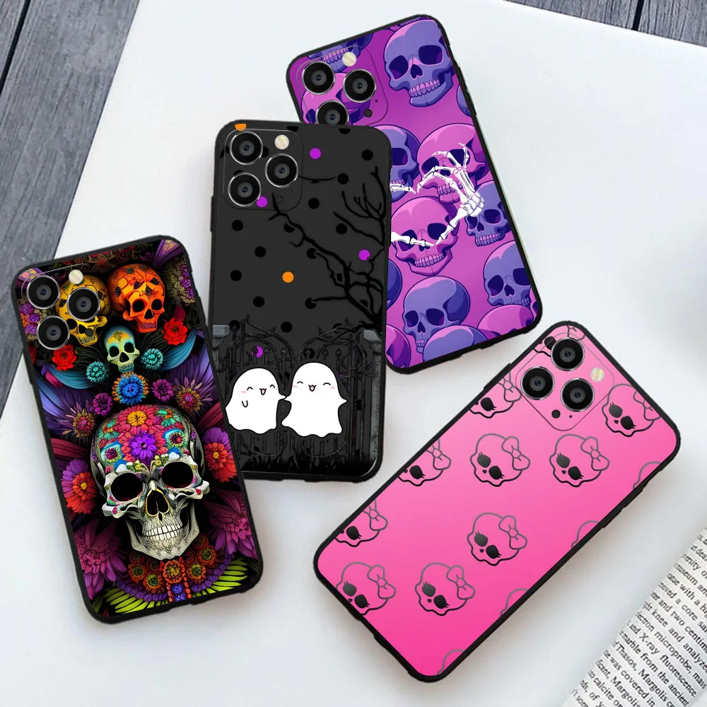 CK-18 Halloween Ghost face Phone Case For Moto E7 E7i G9 G10 G20 G30 G22 G100 G10 G Play Power Plus