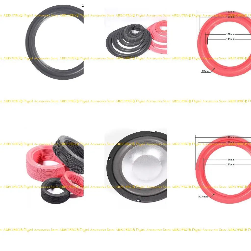 

E21E Good Elasticity Speaker Foam Surround Foam Surrounds Coils Foam Padding Replacement for Indoor Use Speakers Foam Border