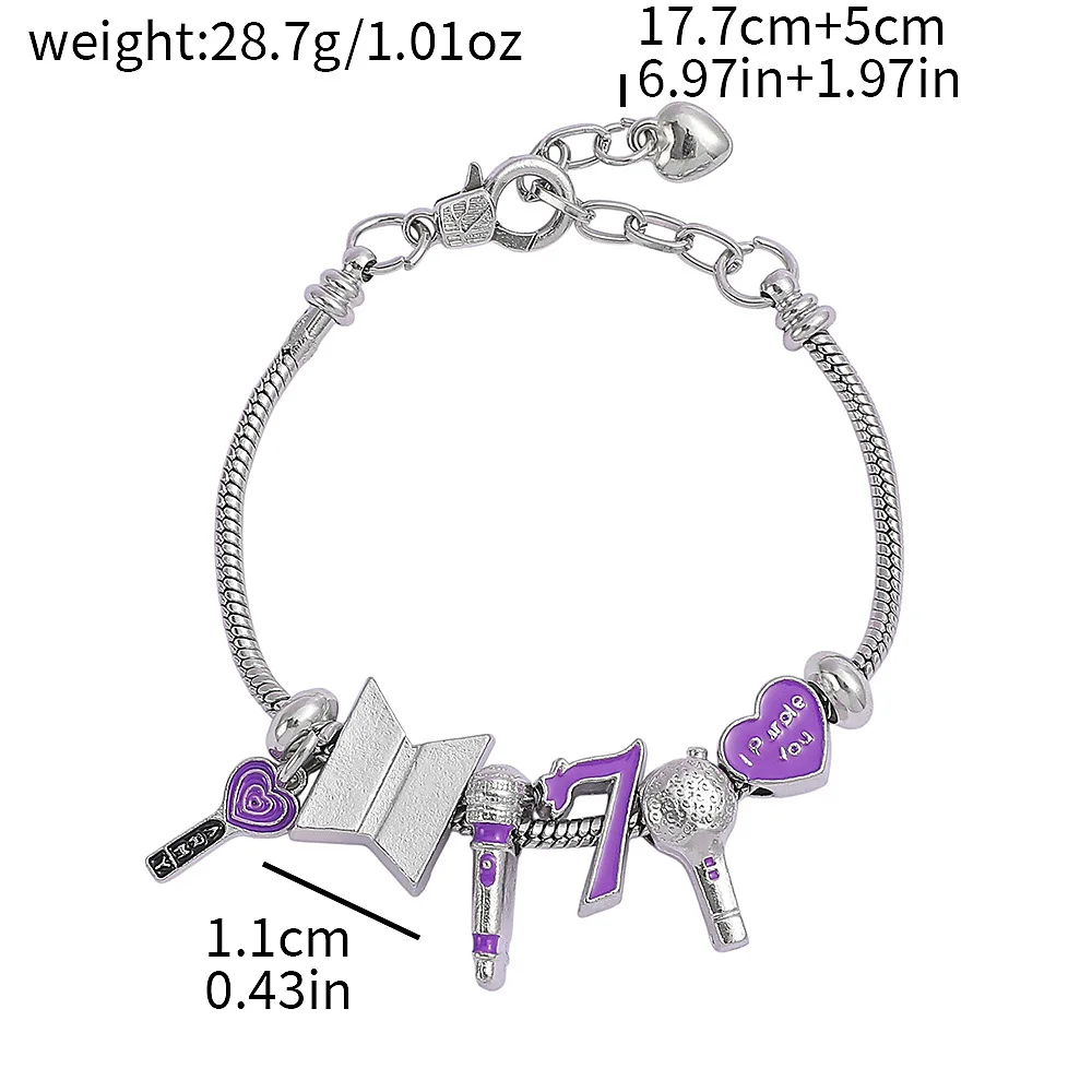 Kpop-Derivat-Accessoires, DIY-Armbandperlen, Teenager-Mode, Cartoon-Zubehör, Cosplay-Schmuck, Geschenk für Fans. – Detail 1
