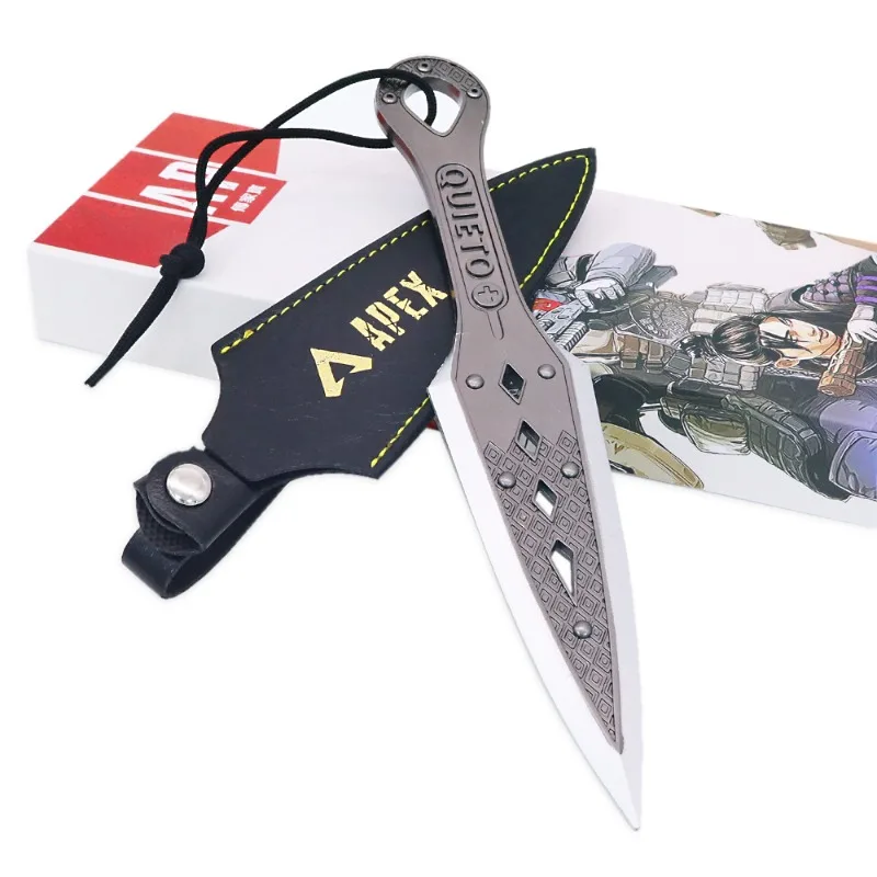 22cm/8.66in apex heróis jogo periférico espíritos malignos suffer herança caixa de presente versão arma modelos metal adereços colecionáveis meninos