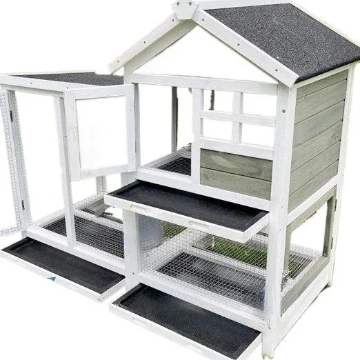 

Outdoor Wooden Chicken Coop Rabbit Hutch House Bunny Guinea Pig Cages for Sale
