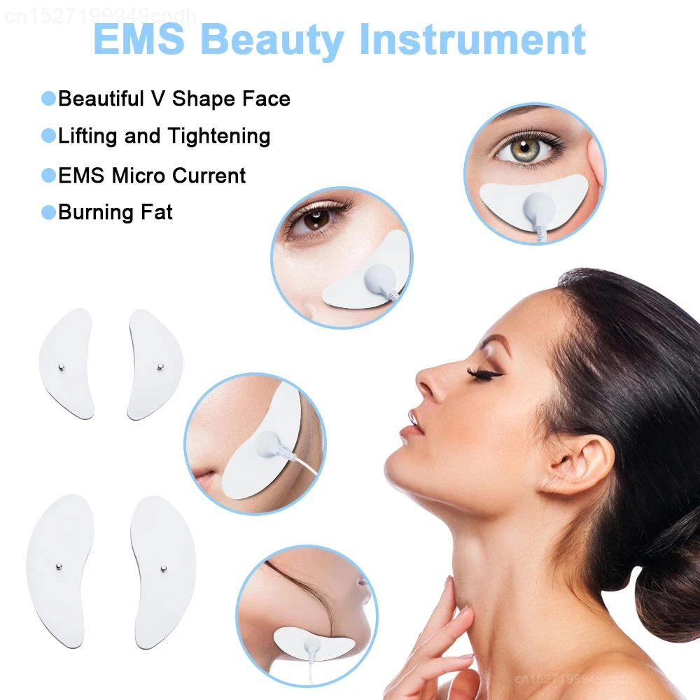 EMS Facial Lifting Massager Microcurrent Neck Eyes Muscle Stimulator Electronic Pulse Face Skin Tightening Anti-Wrinkle Device