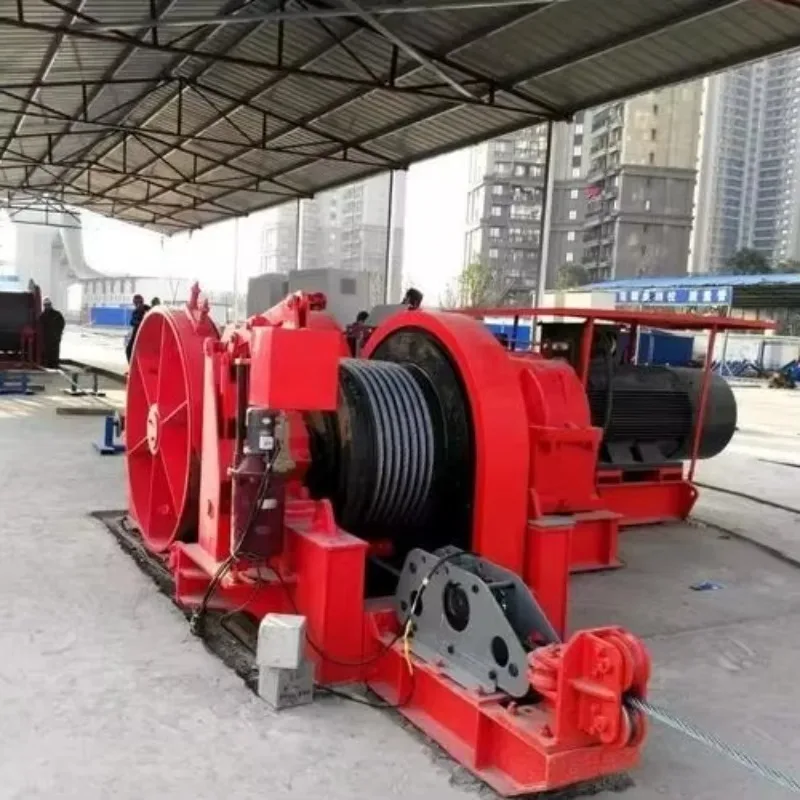 Hydraulic Towing Winch for Marine Slipway 30ton-70ton Boat Electric Anchor Windlass Price on Sale Pump Engine Core Components