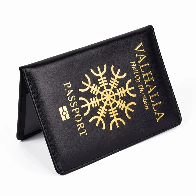 Fashion Anime Passport Cover Women Men Leather Protector Case for Travel Passports Cards