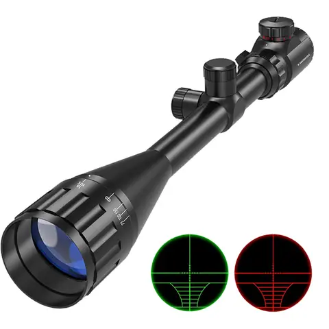 6-24x50 AOE Hunting Scopes Long-Range Scope Illuminated Red/Green Reticle Tactical Optical Sight