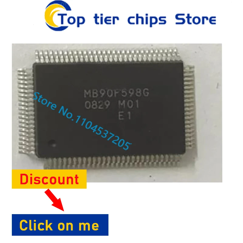 1PCS  MB90F598 MB90F598G QFP  new original In Stock