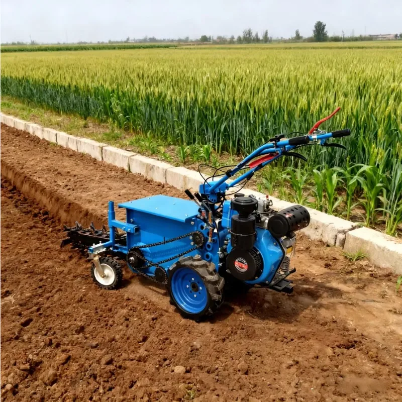 

Customized Diesel Trencher 12HP Durable Agricultural Ditcher with Adjustable Ditching Width Orchard Ditch Digger