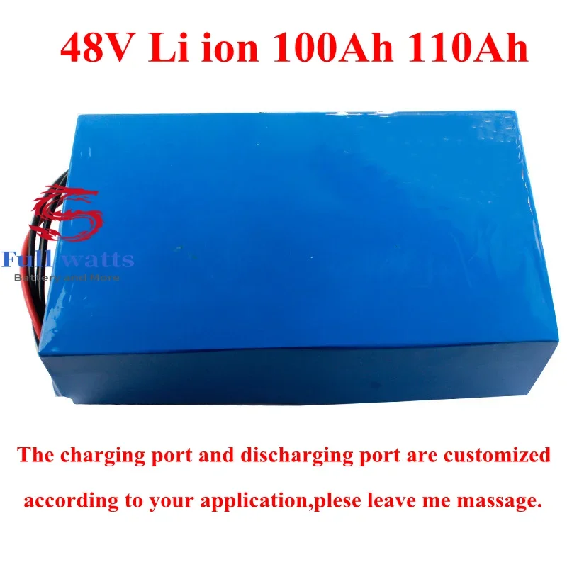 

Li ion Customized 48V 100ah 110ah Lithium lipo Battery Pack for forklift UPS AGV EV solar system street sweeper VAN +12A Charger