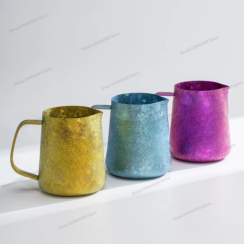 For Pure Titanium Latte Cup Color Ice Latte Tank Round Mouth Latte Tool
