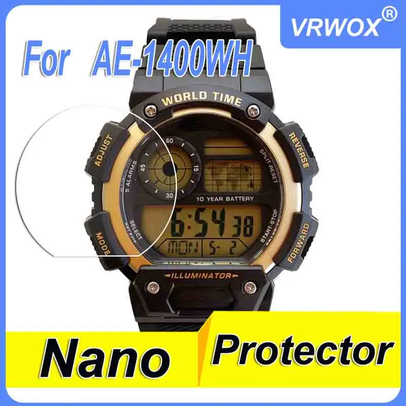 Nano Explosion-proof Screen Protector For  Watch GA-010 GD-010 AE-1500WHD AE-1400WH-4A ae1400 ae1500  PET Protective Film