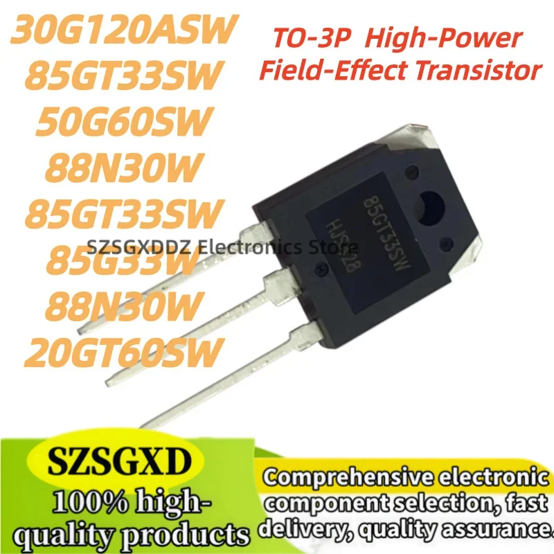 5Uds 100% new quality AP88N30W AP20GT60SW AP85G33W AP30G120ASW AP85GT33SW AP50G60SW AP88N30W AP85GT33SW POWER TRANSISTORS TO3P