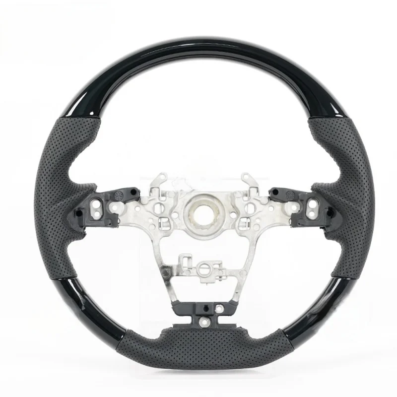 

Suitable for Toyota Yaris steering wheel modification and upgrade with black spray-painted finish