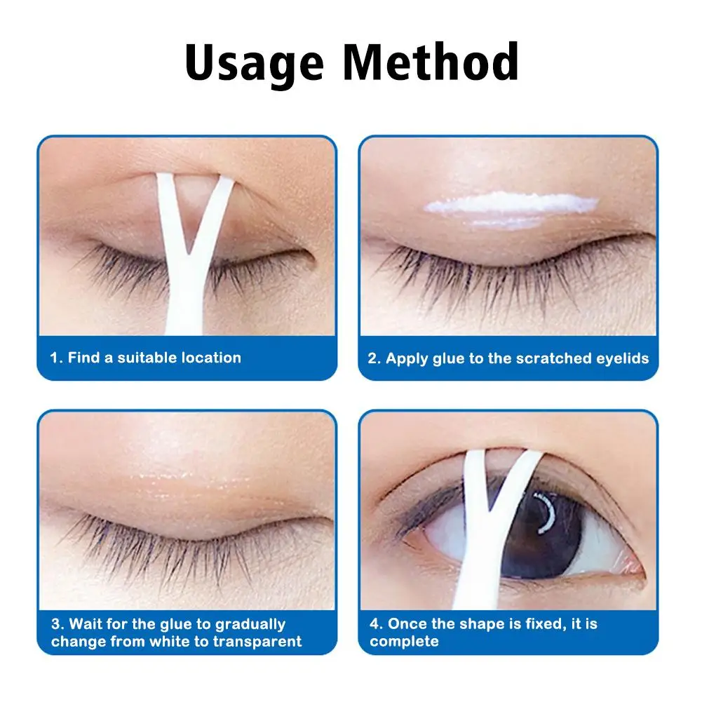 Princess Fake Eyelash Transparent Soft Glue Without Super Firmer Eyelash 5ml False Grafting Adhesive Shaping Glue T Q2H4