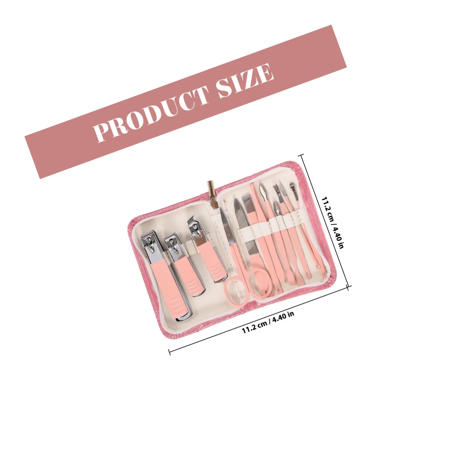 1 conjunto 1 conjunto de cortador de unhas profissional kit de ferramentas de manicure com saco de armazenamento para remoção de calos de pele morta ferramentas de preparação de unhas