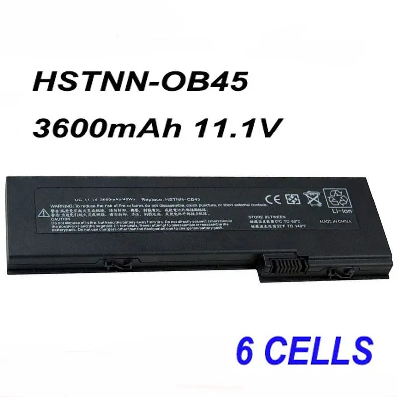 HSTNN-OB45 OT06XL 6cell 3600mAh 11.1V Laptop Battery For HP EliteBook 2730p 2740p 2760p 2710p HSTNN-CB45 HSTNN-XB45 ﻿