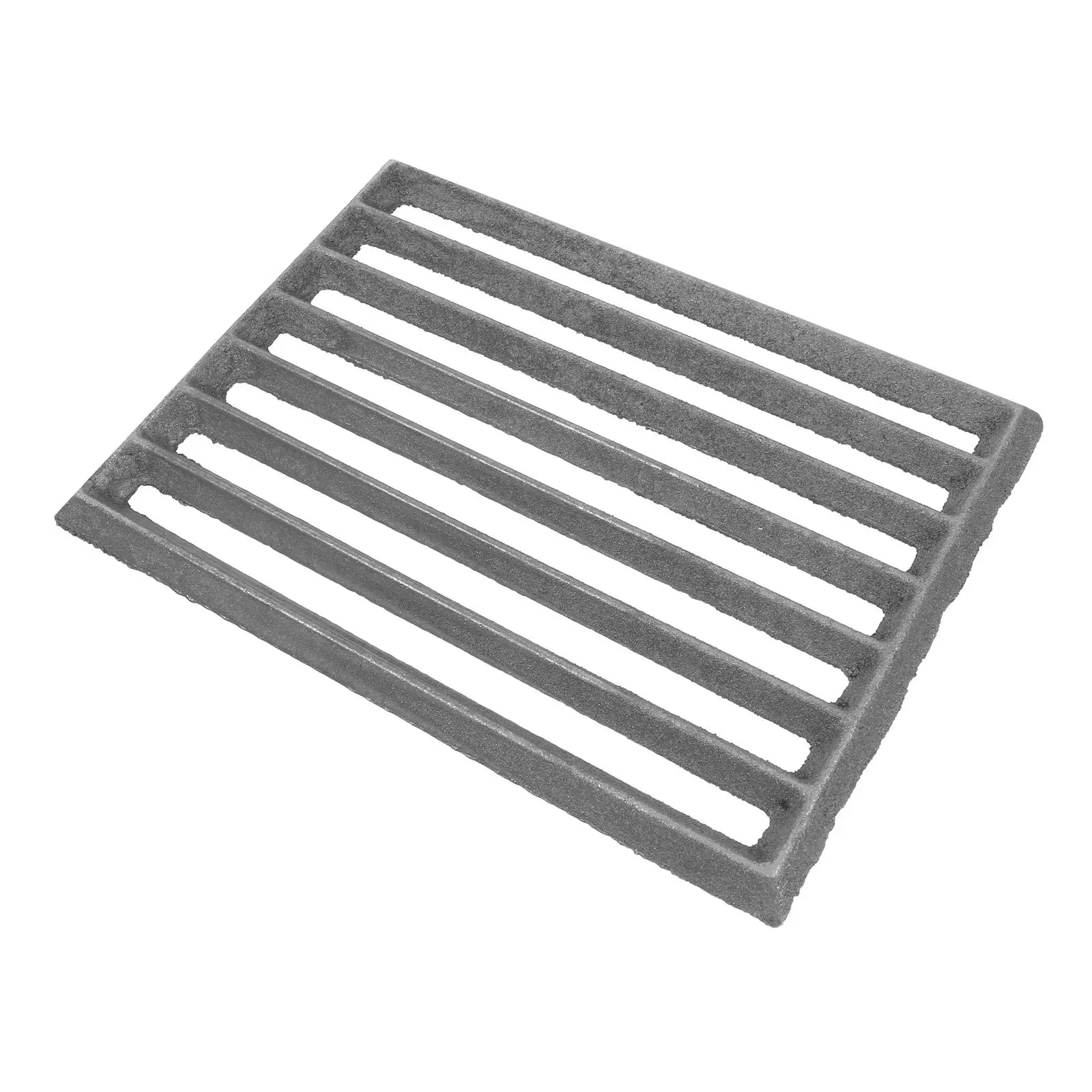 Cast Iron Rectangular Fire Grate Heavy Duty Bbq Grill Replacement Charcoal Plate Bottom Grill Parts for Fire Pit - view 6