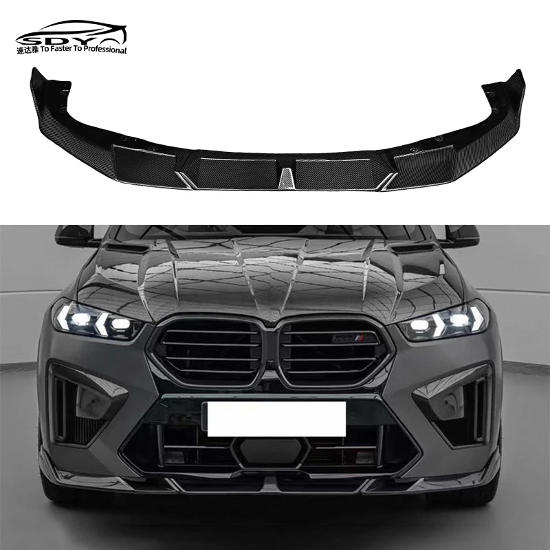 

F95 F96 X5M X6M Carbon Fiber LD Style Front Lip Front Splitter Front Bumper Lip for X5M F95 X6M F96 Lci