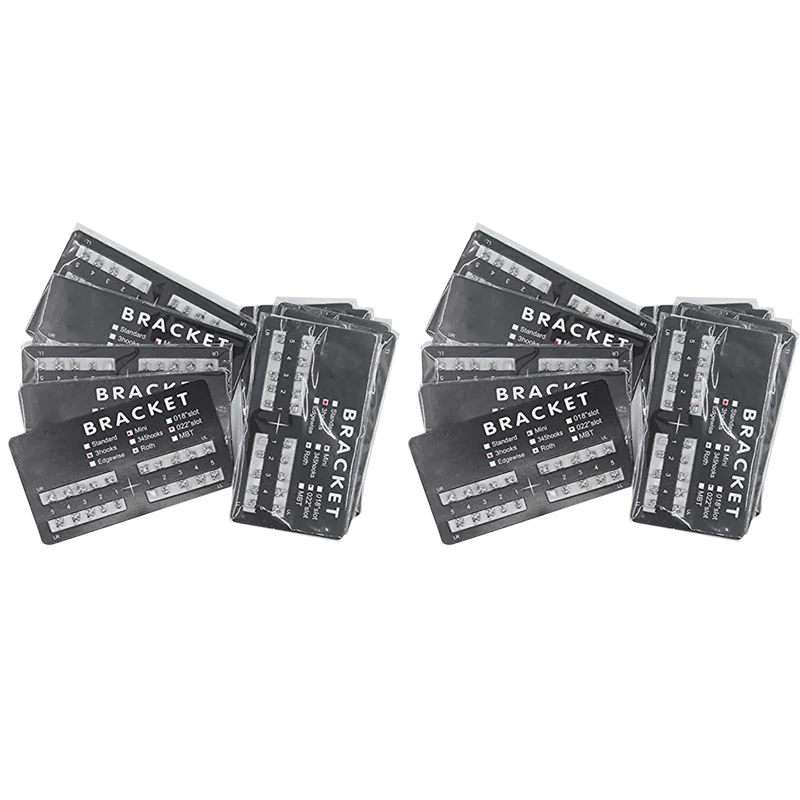 

20 Sheets Of Brackets MIM Roth Mini 0.022 With Hook 3