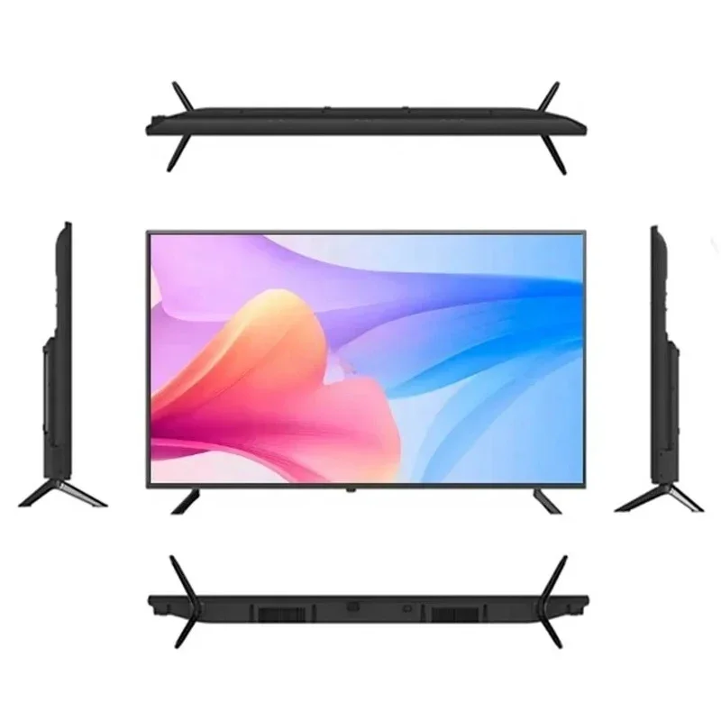 تلفزيون LED ذو شاشة مسطحة عادية تقبل تلفزيون أندرويد 4K مخصص تلفزيون ذكي 24 بوصة