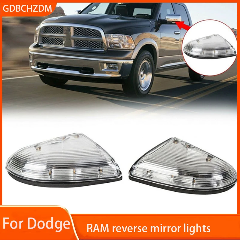 For Dodge Ram 1500 2500 2009 2010 2011 2012 2013 Car Led Side Mirror Light Turn Signal Dynamic Indicator Lamp