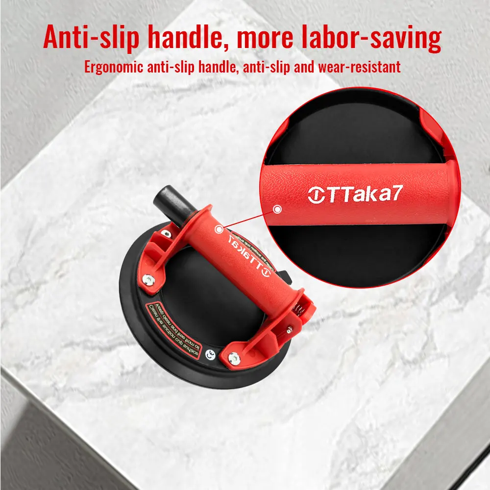 New 8 Inch Air Pump Vacuum Suction Cups Powerful Heavy-Duty Strong Hand Pump Sucker Lifted Magnets Handling Tools