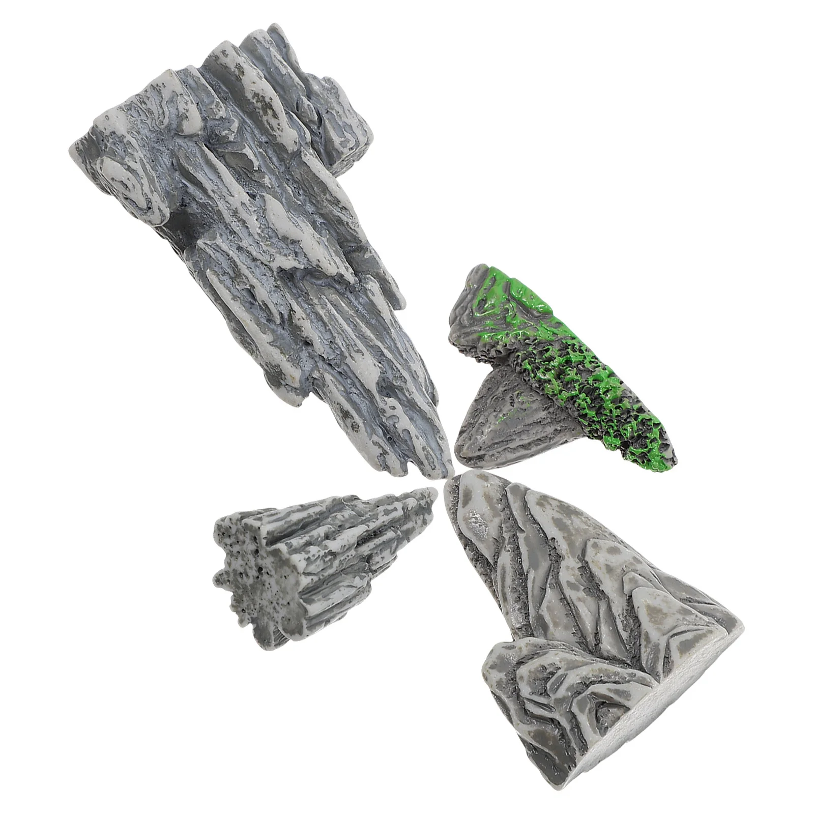 4 قطعة الجنينة المصغرة وهمية بونساي داخلي في الهواء الطلق حديقة الديكور الزهرية الجنينة المشهد الصغير زخرفة #4