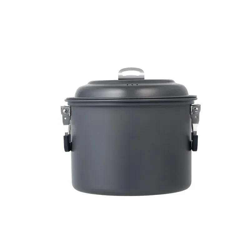 for  Outdoor 6.5L Pot Set for 4-7 People Large Capacity Camping Self-driving Tour Non-stick Portable BBQ Cooking Household