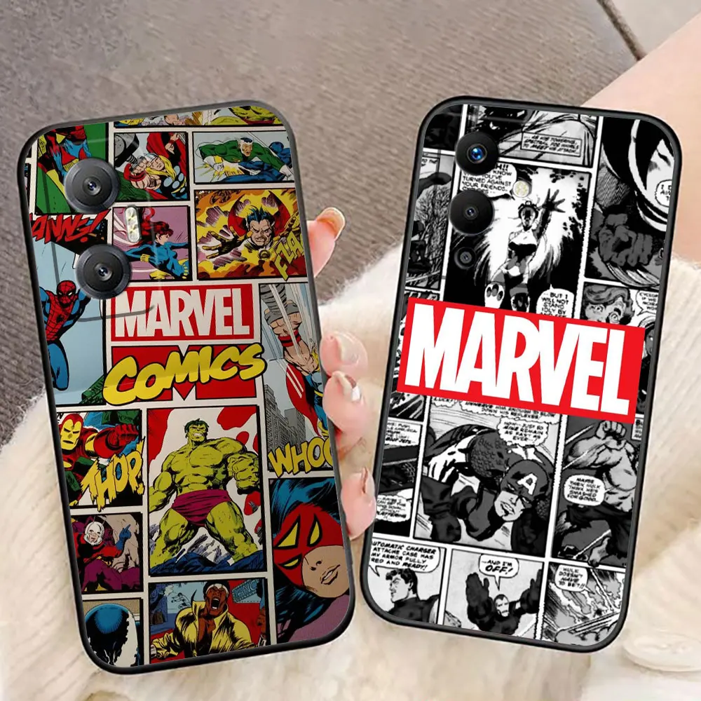 The Avengers Marvel Logo Phone Case For Infinix NOTE 40 30 12 G96 11 10 VIP PRO HOT 30 30I 20 20S 20I 10 10S 10I PLAY Case Shell