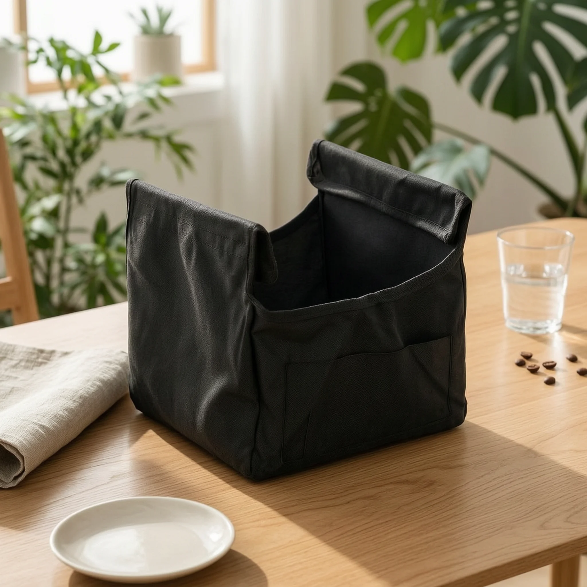 

Foldable Storage Basket Aluminum Frame Collapsible Storage Basket Space Saving Sturdy for Outdoor